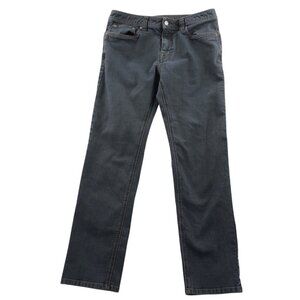 Prana Mens Jeans 32x32 Gray Denim Slim Fit Straight Leg Classic Relaxed Casual